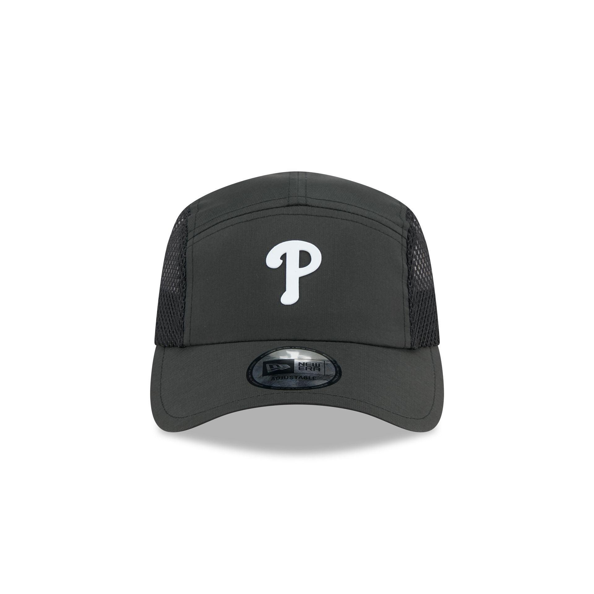 Philadelphia Phillies Black Poly Runner Adjustable Hat Male Product Image