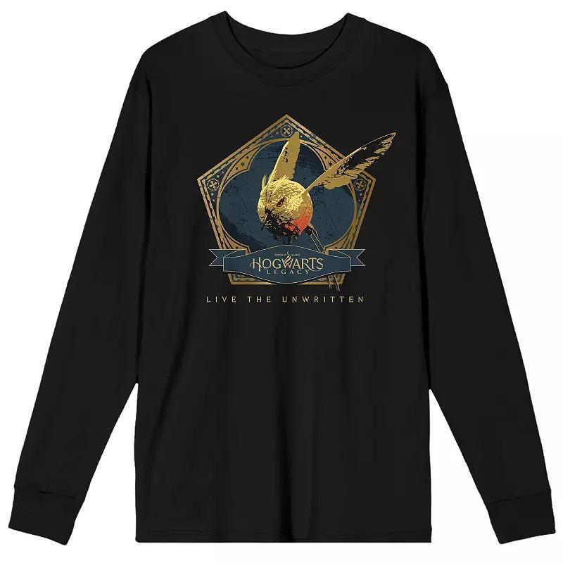 Men's Hogwarts Legacy Bird Live Long Sleeve Tee, Size: XXL, Black Product Image