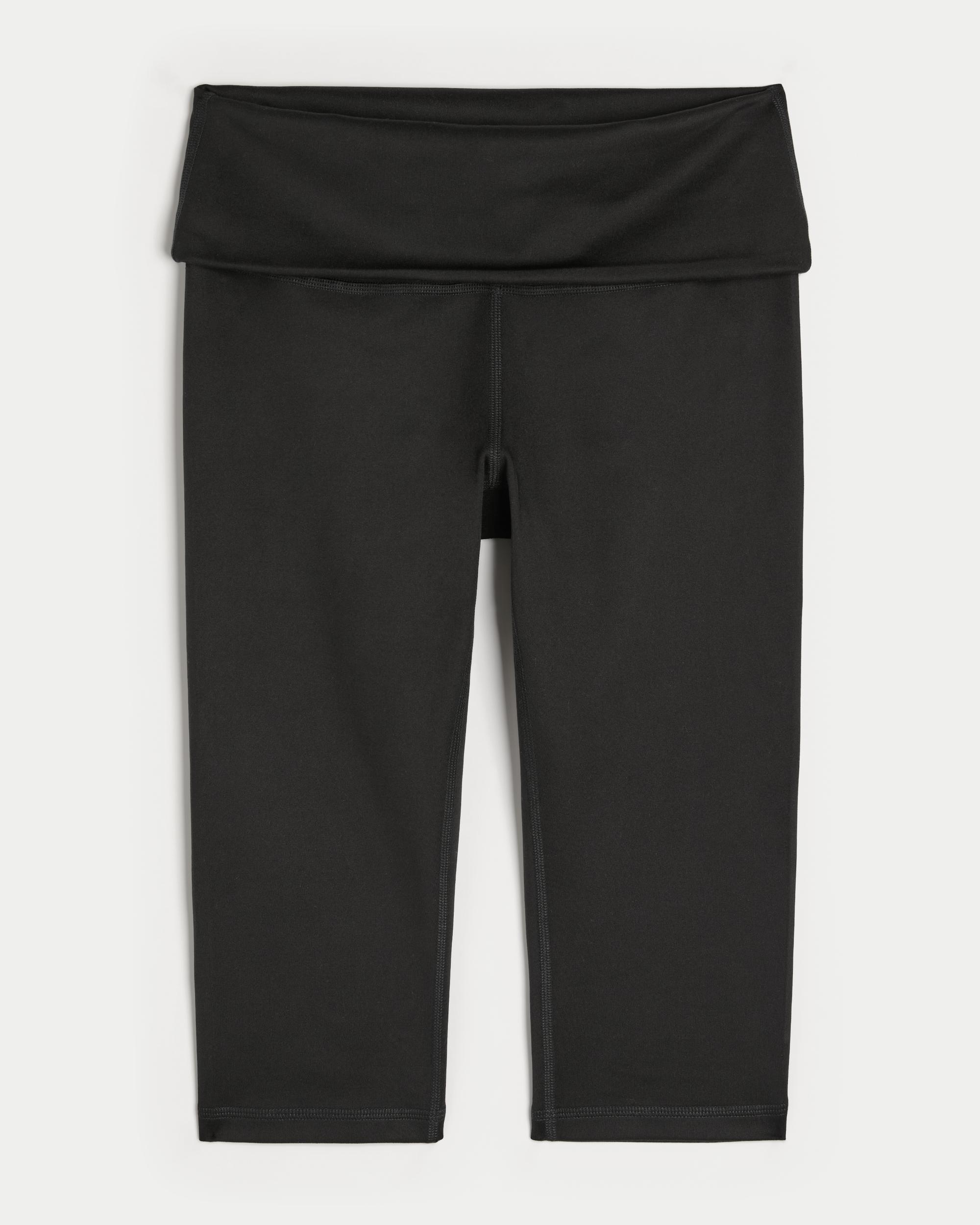 Gilly Hicks Active Recharge Foldover Waist Capri Pants Product Image