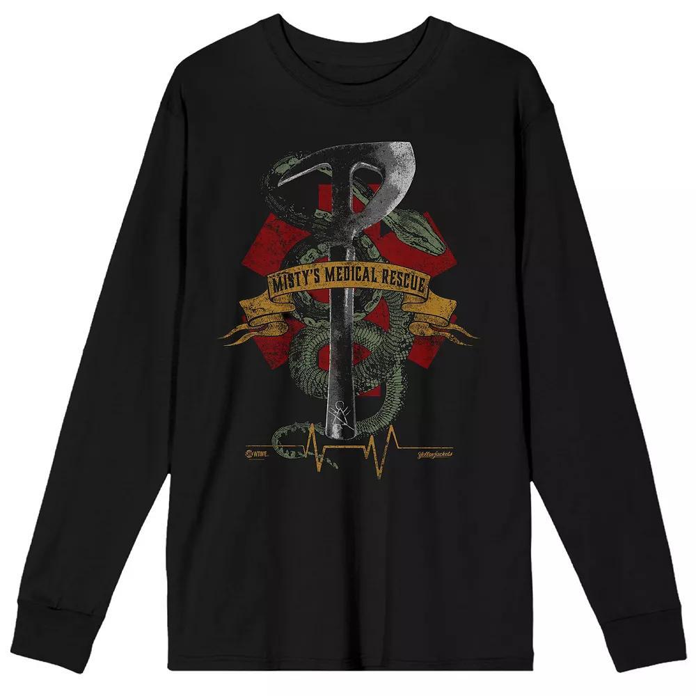 Men's Yellowjackets Mistys Graphic Tee, Size: Large, Black Product Image