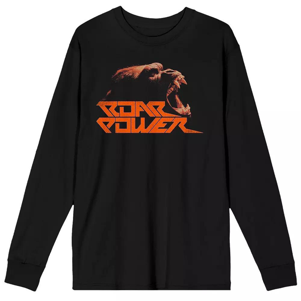 Men's Godzilla Vs. Kong The New Empire Long Sleeve Tee, Size: Large, Black Product Image