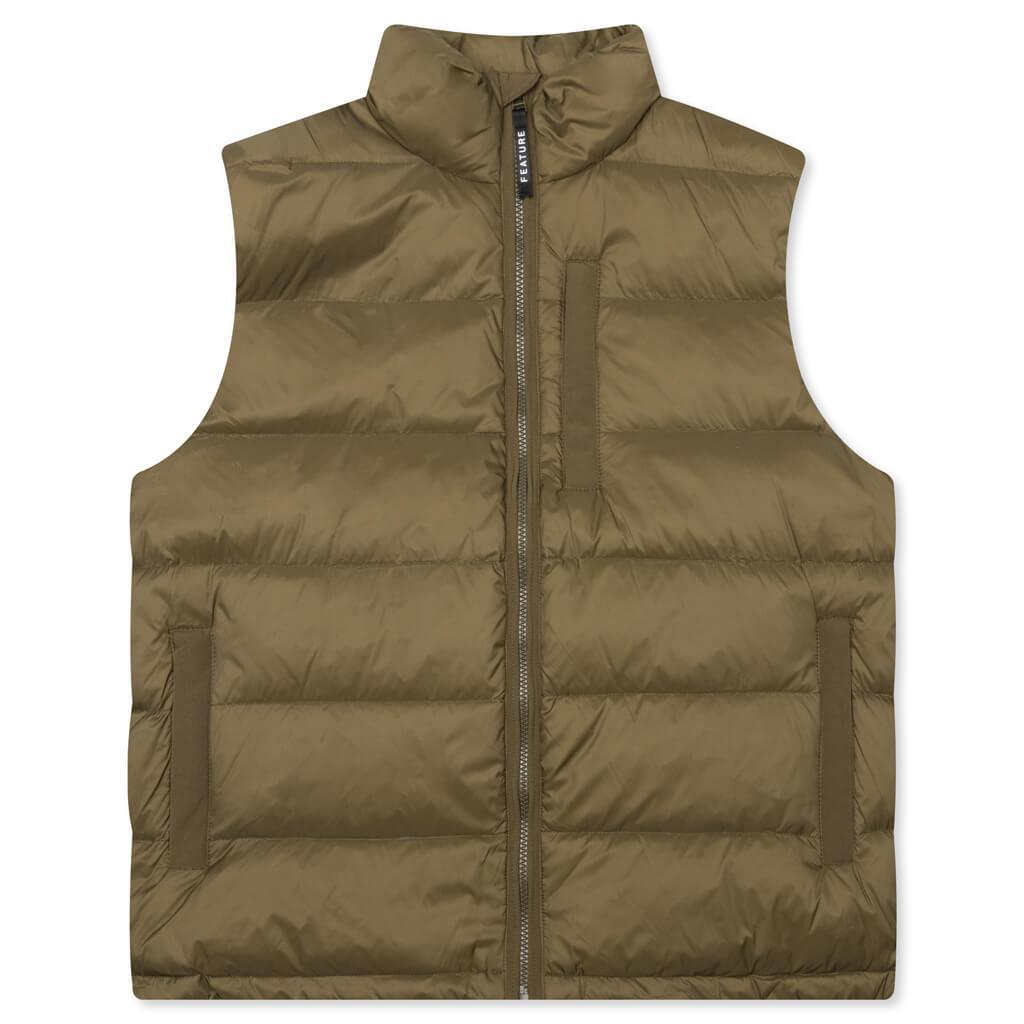 Sherman Convertible Puffer Vest - Black Male Product Image