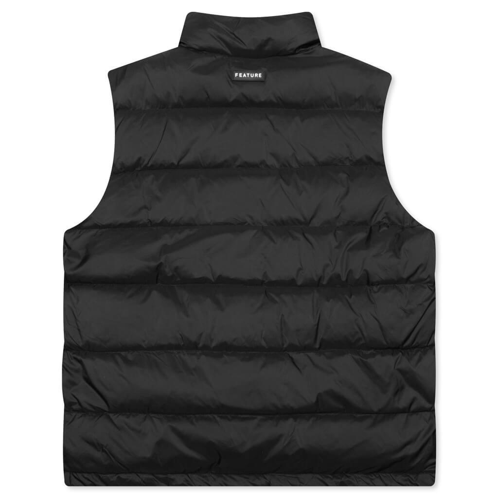 Sherman Convertible Puffer Vest - Black Male Product Image