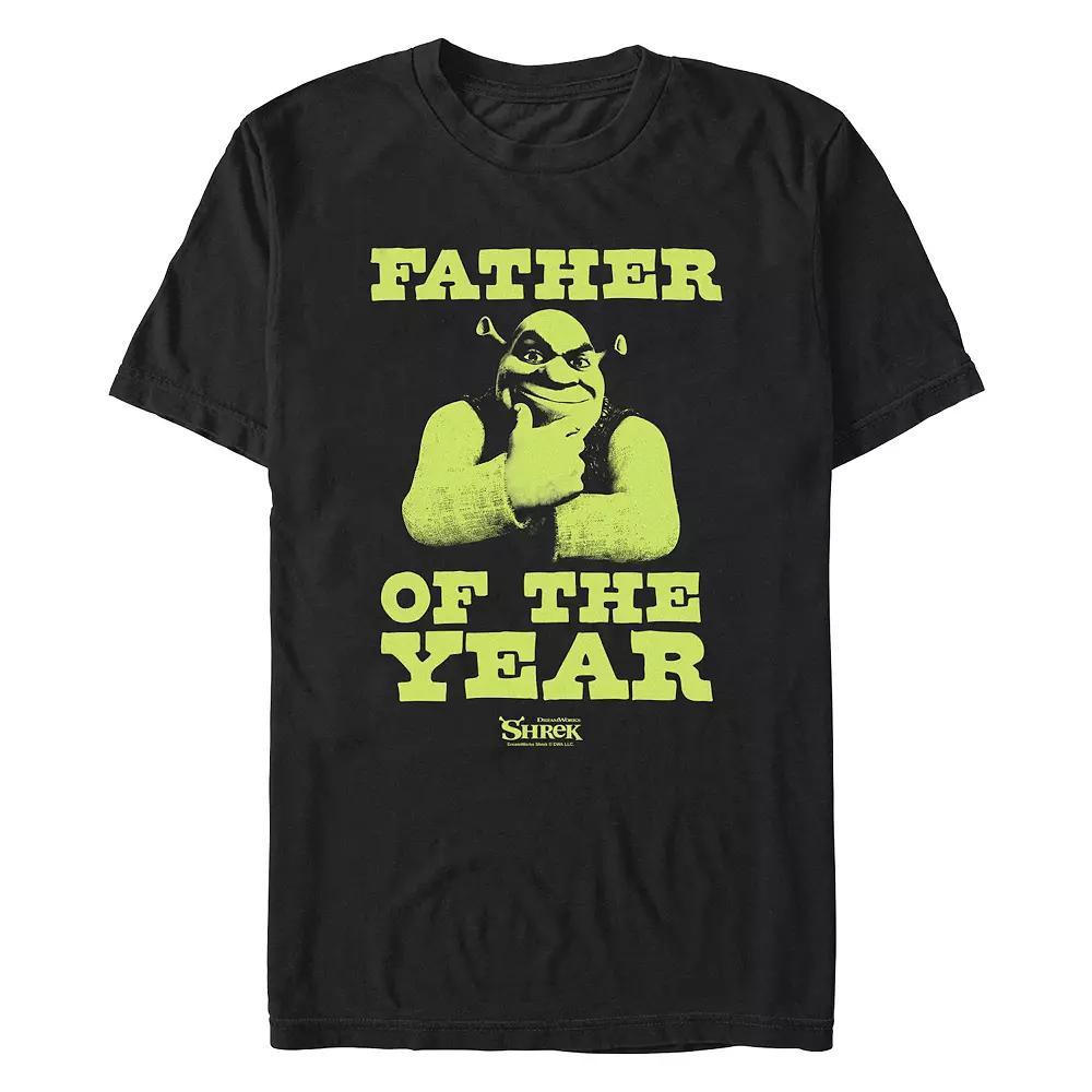 Men's Shrek Pose Father Of The Year Graphic Tee, Size: XXL, Black Product Image