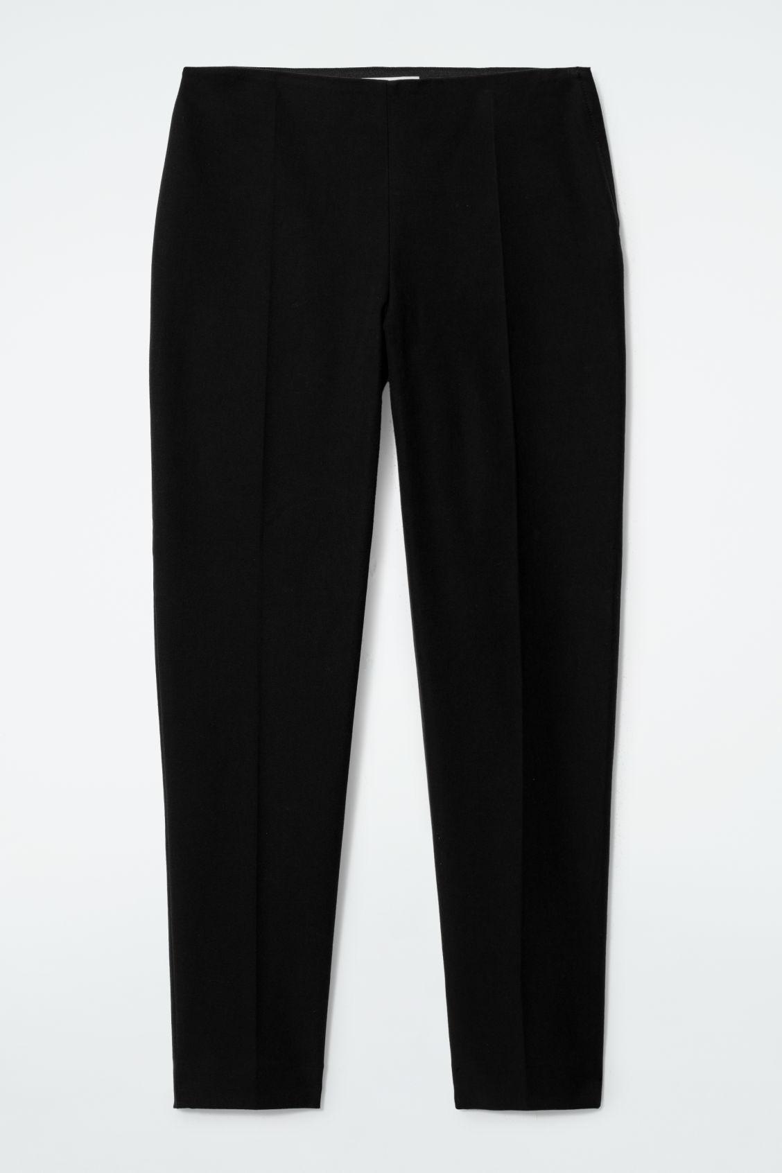 SLIM-LEG CROPPED TROUSERS Product Image