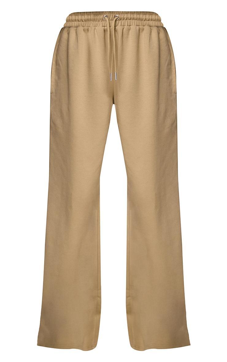 Sage Embroidered Interlock Wide Leg Sweatpant Product Image