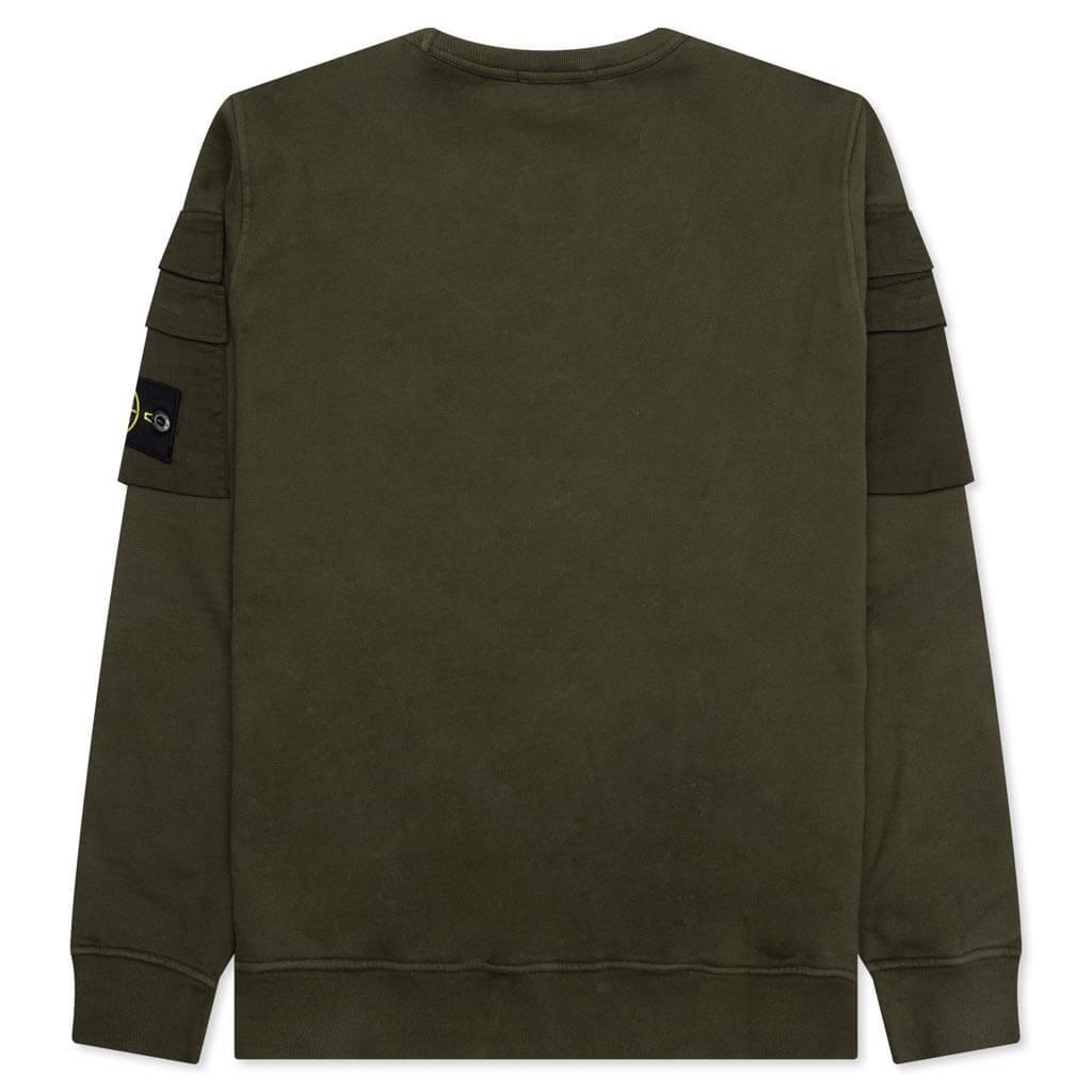 Pocket Sweatshirt - Olive Male Product Image