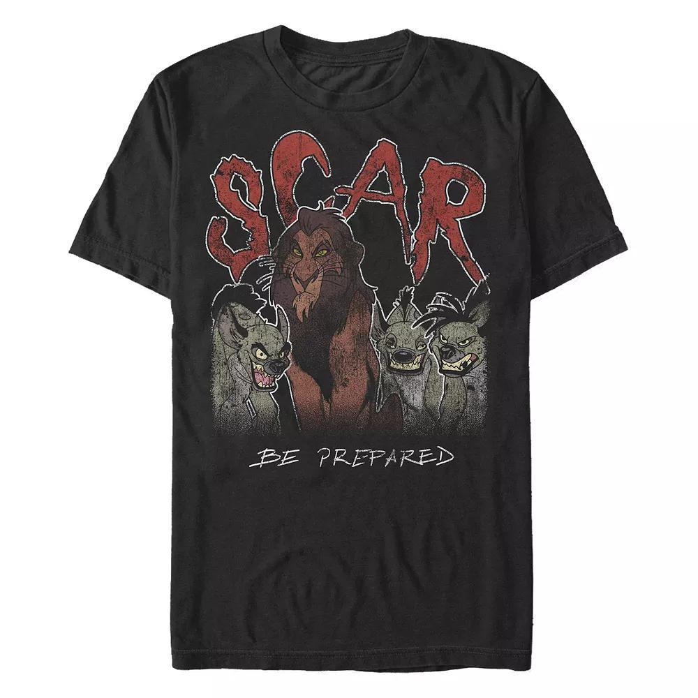 Disney's The Lion King Scar Be Prepared Men's Graphic Tee, Size: Medium, Black Product Image
