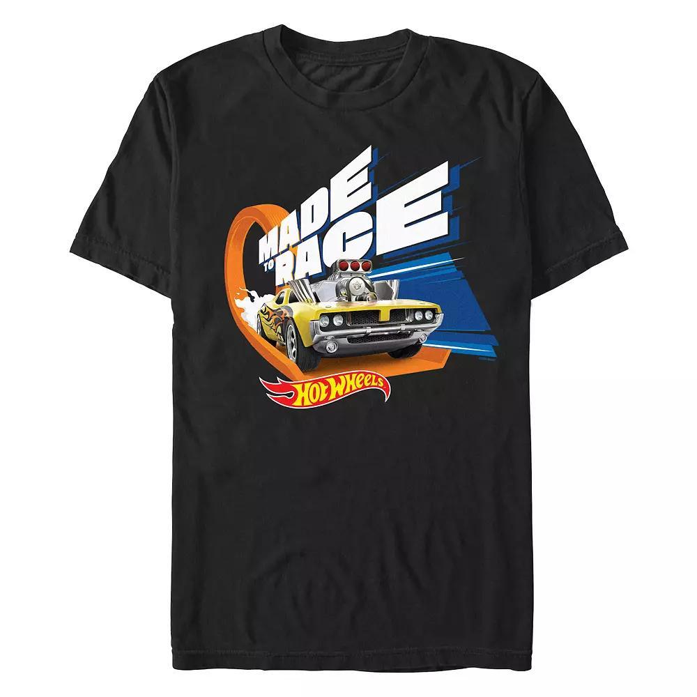 Men's Hot Wheels Mad To Race Graphic Tee, Size: XL, Black Product Image