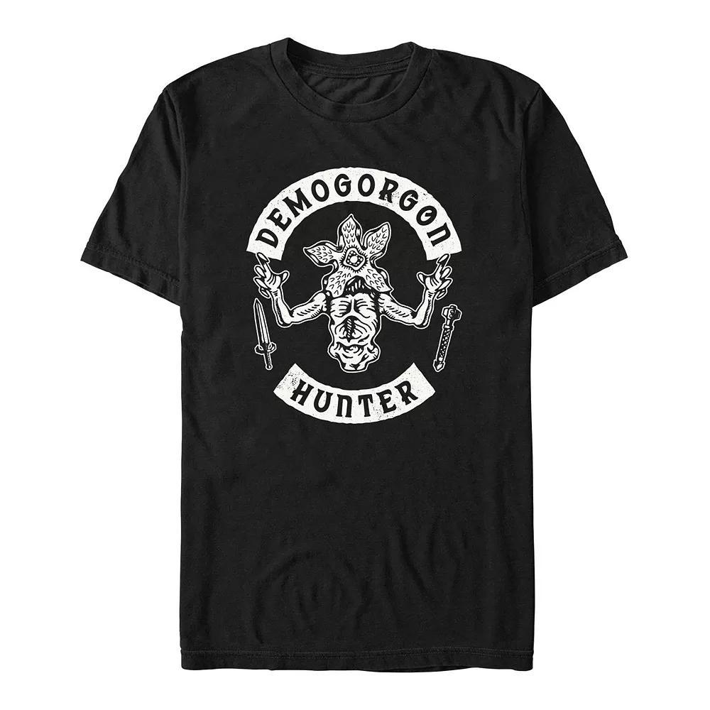 Men's Stranger Things Demogorgon Hunter Graphic Tee, Size: Medium, Blue Product Image