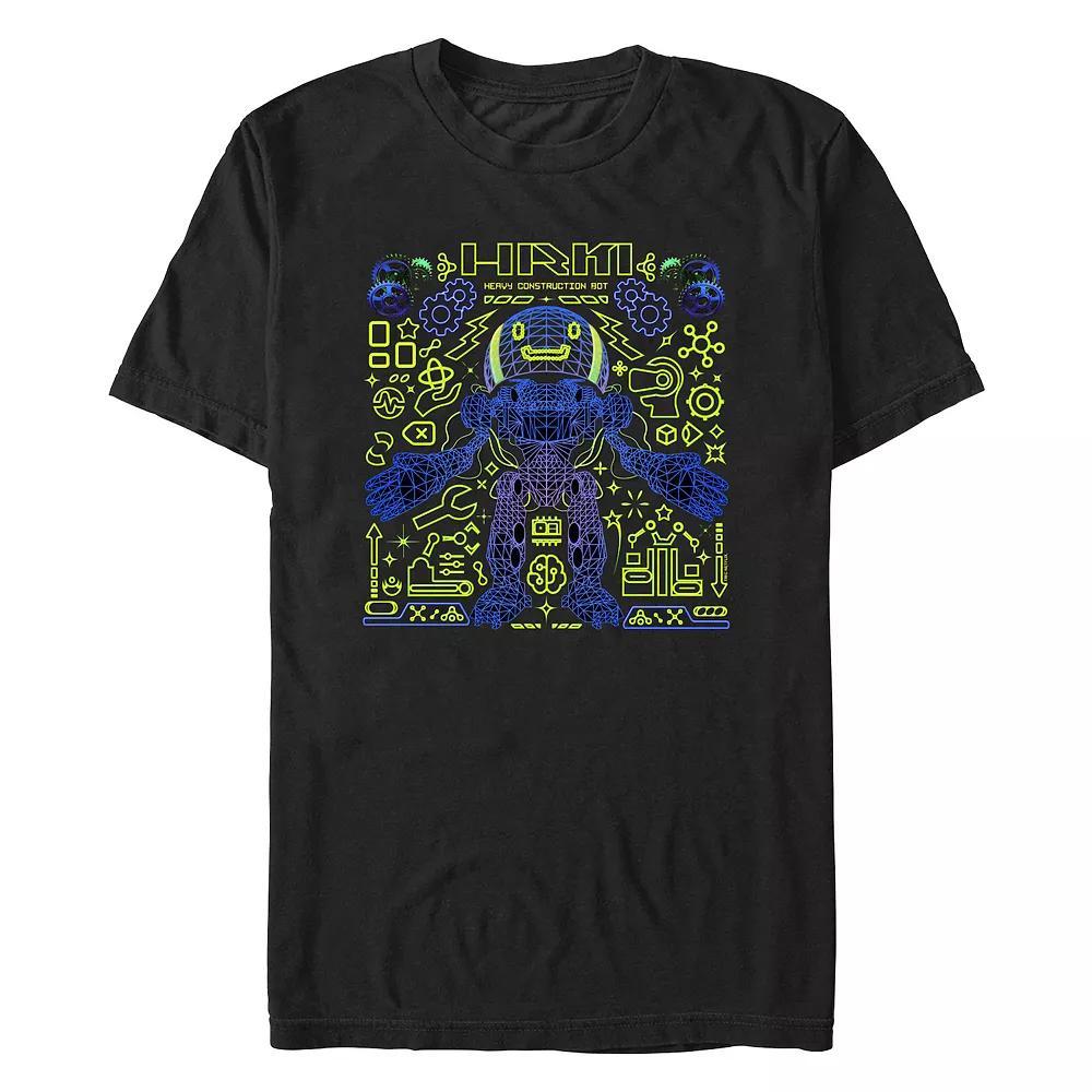 Big & Tall The Electric State Heavy Construction Bot Graphic Tee, Men's, Size: Medium Tall, Black Product Image