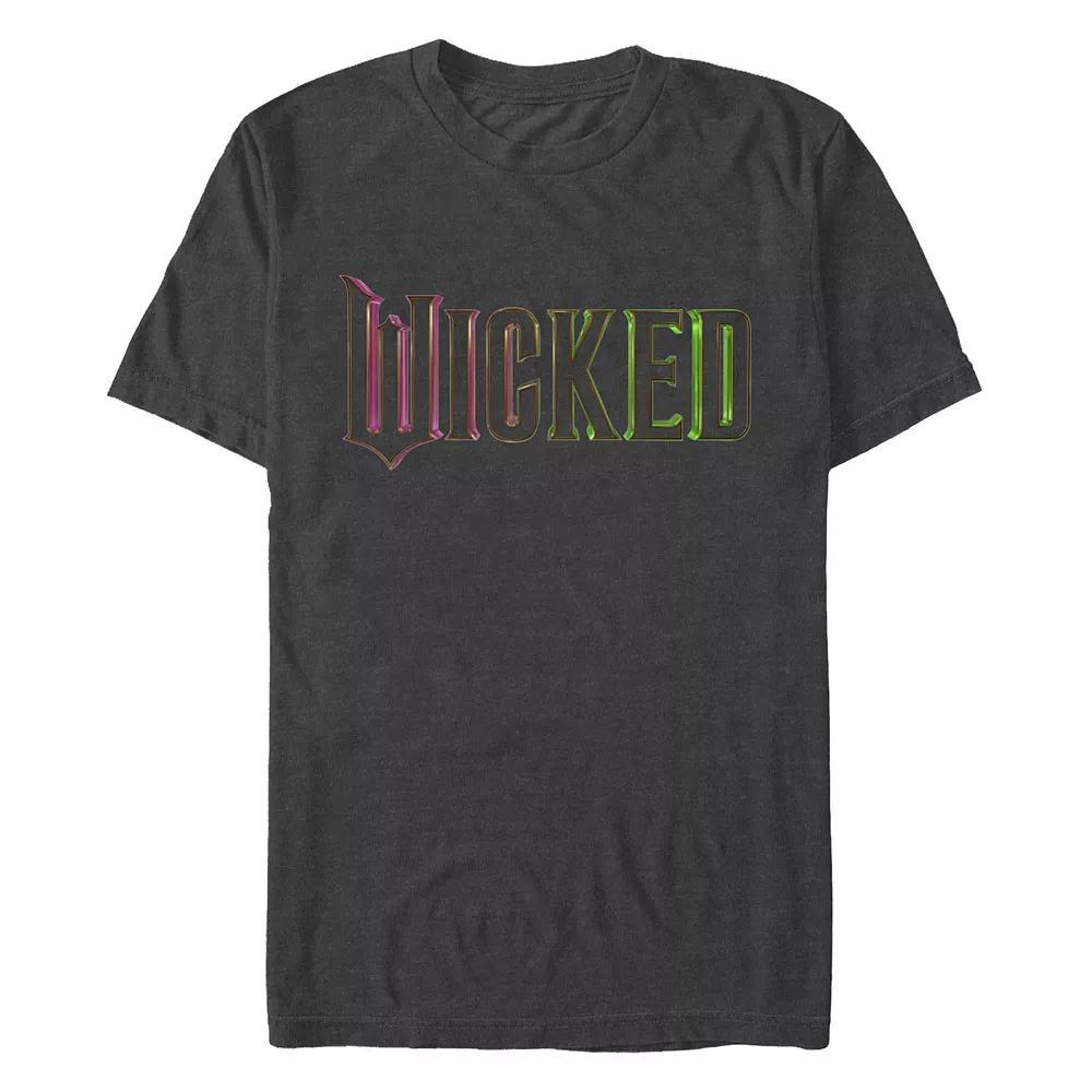 Men's Wicked Movie Logo Graphic Tee, Size: Large, Grey Heather Product Image