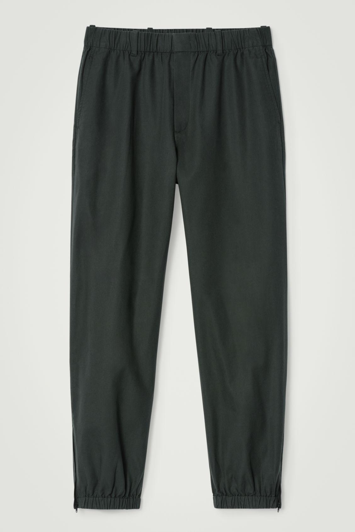 ELASTICATED TAPERED PANTS Product Image