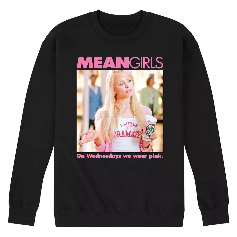 Mens Mean Girls Regina Fleece Sweatshirt Blue Product Image