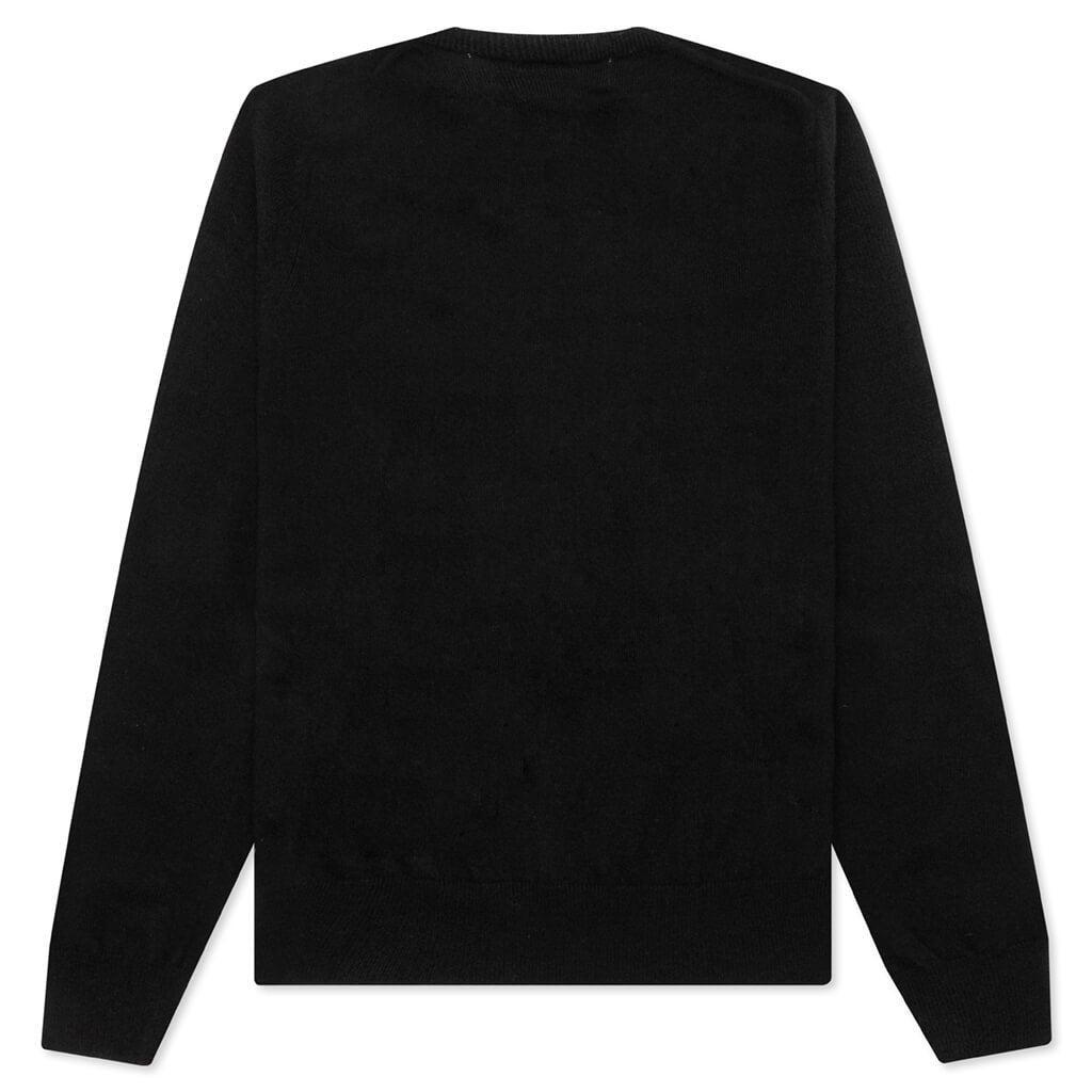 Comme des Garcons PLAY x the Artist Invader V-Neck Pullover - Black Male Product Image