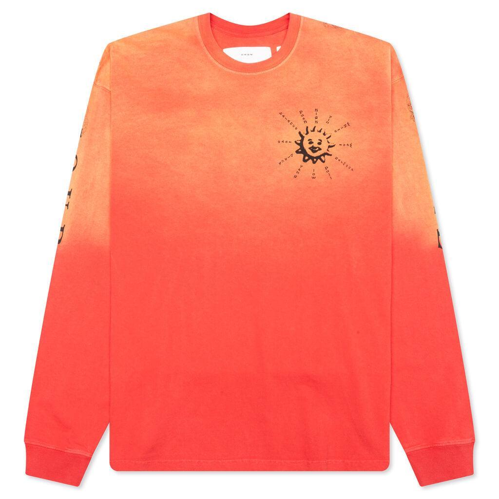 Balance L/S Tee - Bleached Orange Male Product Image