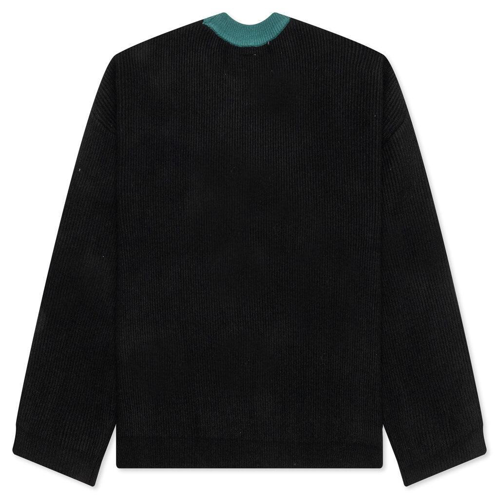 Slow Down Beaded Knit Sweater - Black Male Product Image