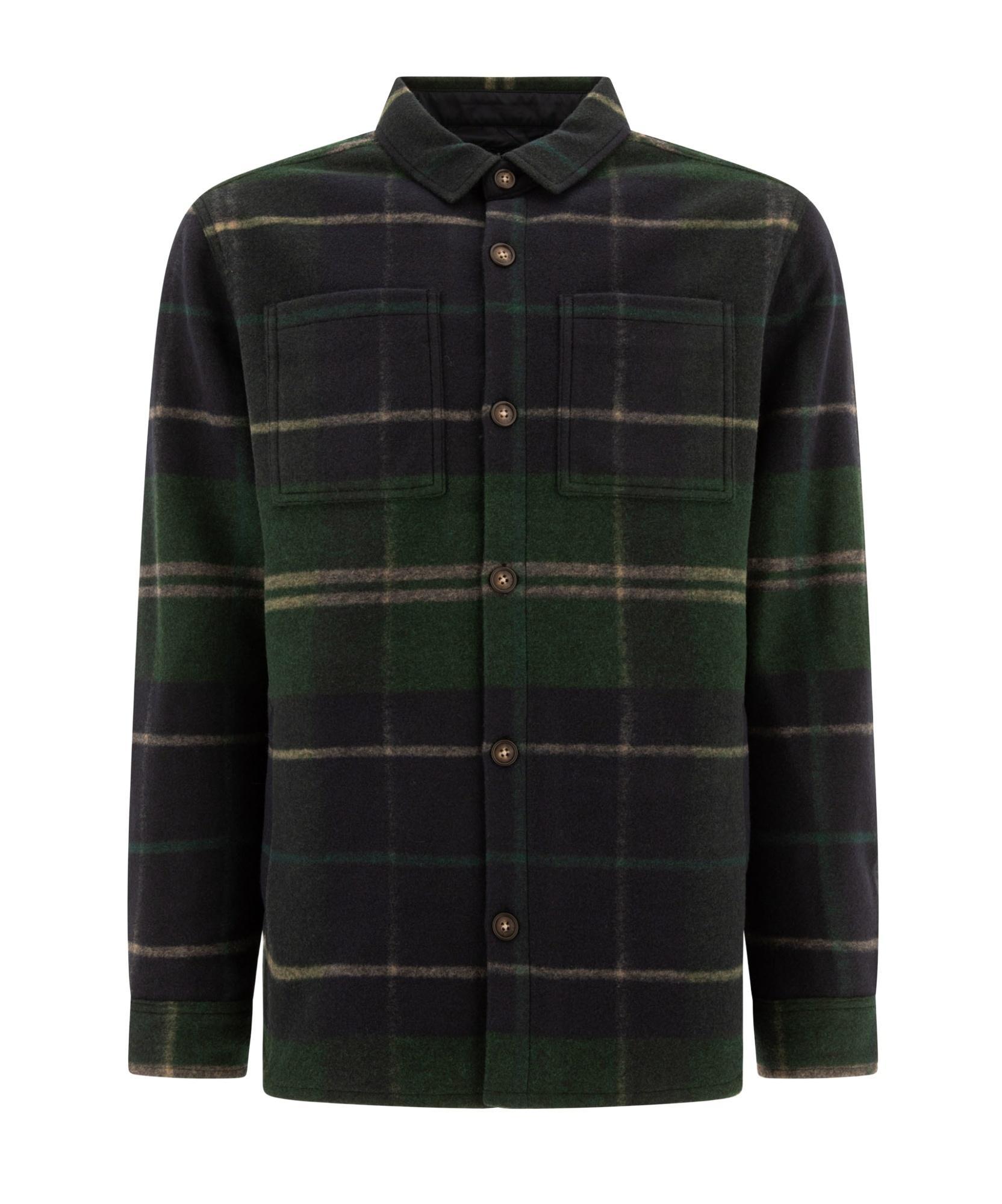 BARBOUR Checked Long In Green Product Image