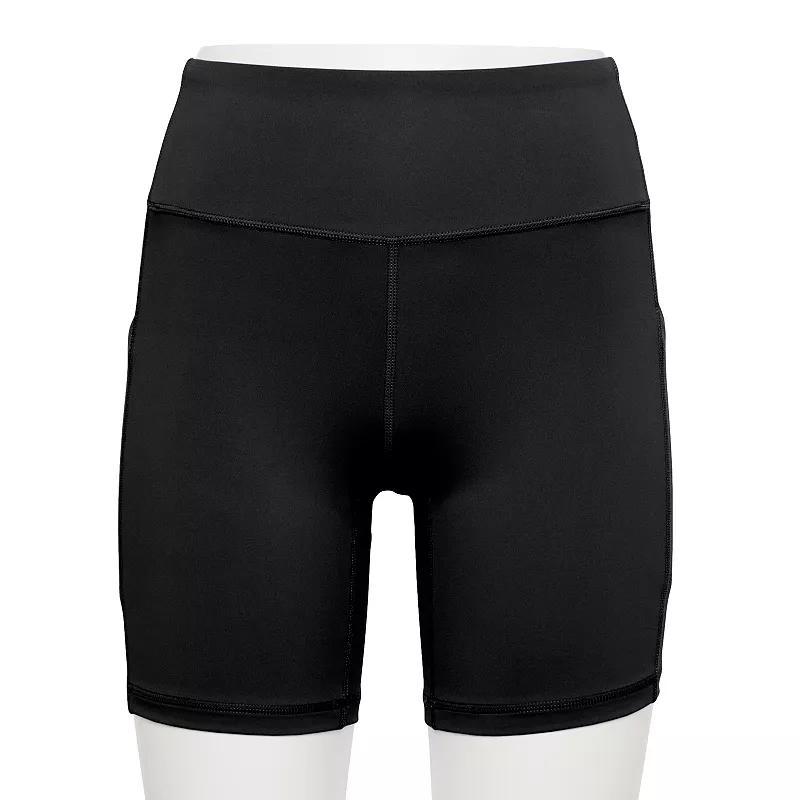 Women's Tek Gear® Adaptive Ultrastretch Bike Shorts, Size: Medium, Mineral Black Product Image