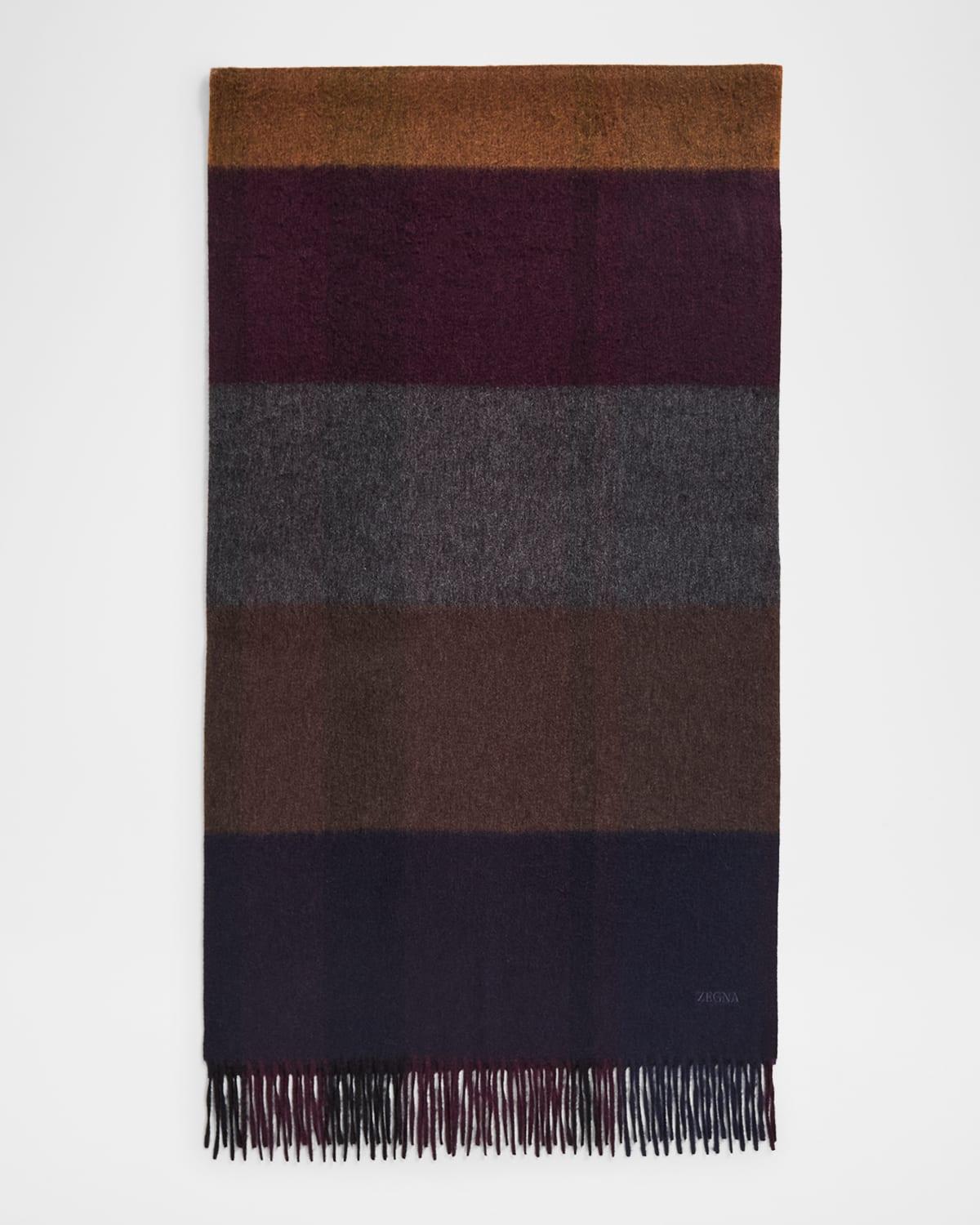 Mens Oasi Cashmere Stripe Scarf Product Image