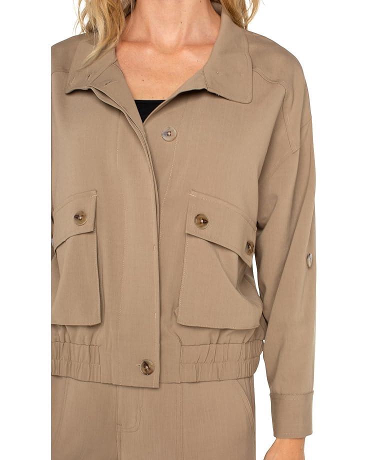 Cropped Cargo Jacket Product Image