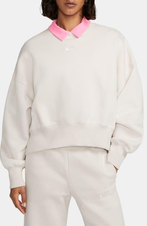 Nike Womens Sportswear Phoenix Fleece Oversized Crewneck Sweatshirt Product Image
