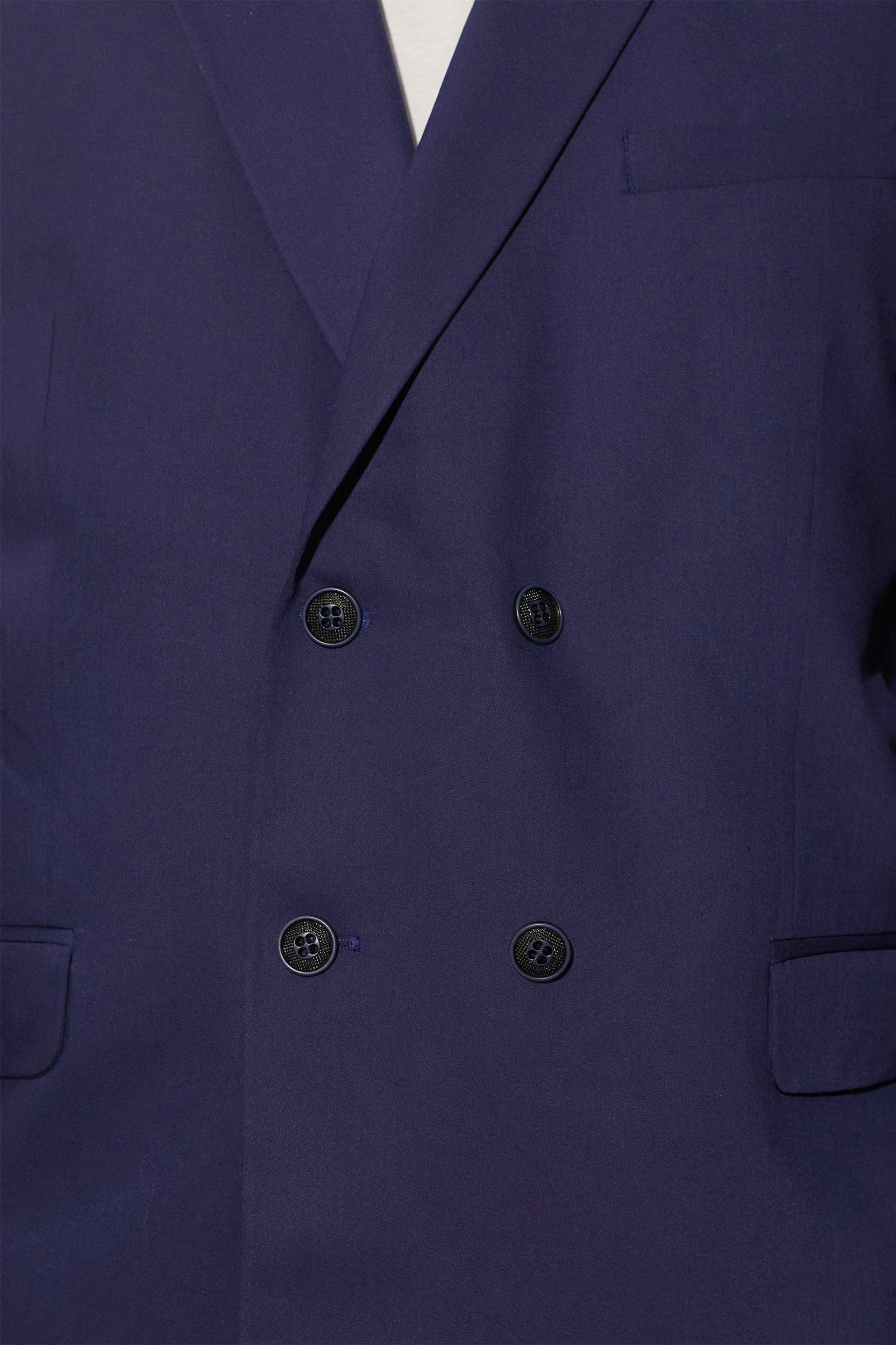 Relaxed Fit Double Breasted Suit Jacket | boohooMAN USA Product Image