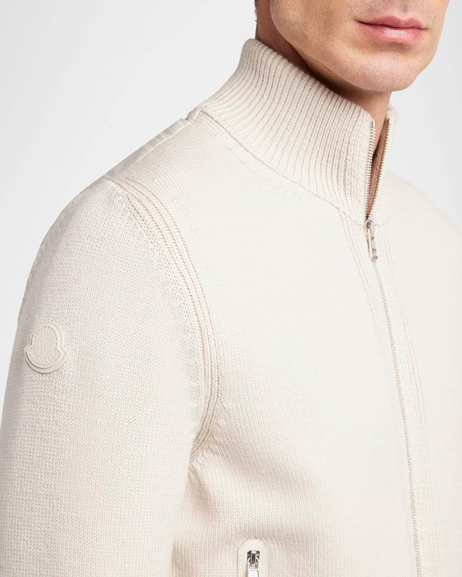 Men's Edit Padded Back Wool Cardigan Product Image