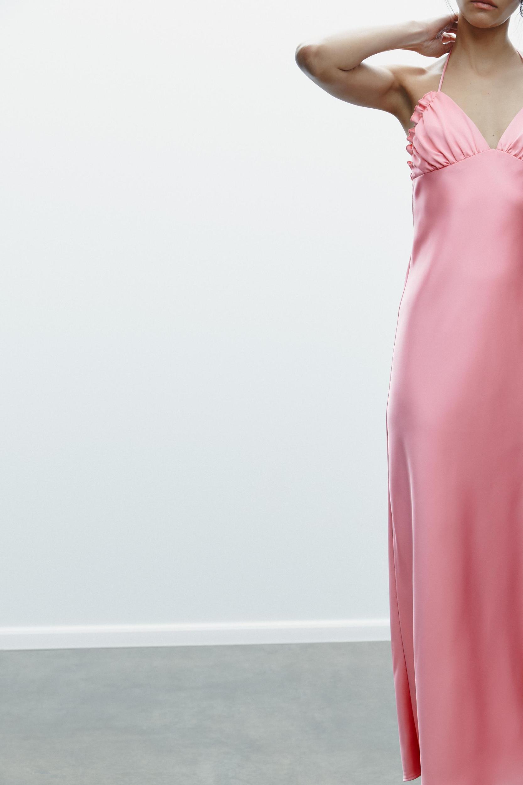 SATIN EFFECT DRESS Product Image