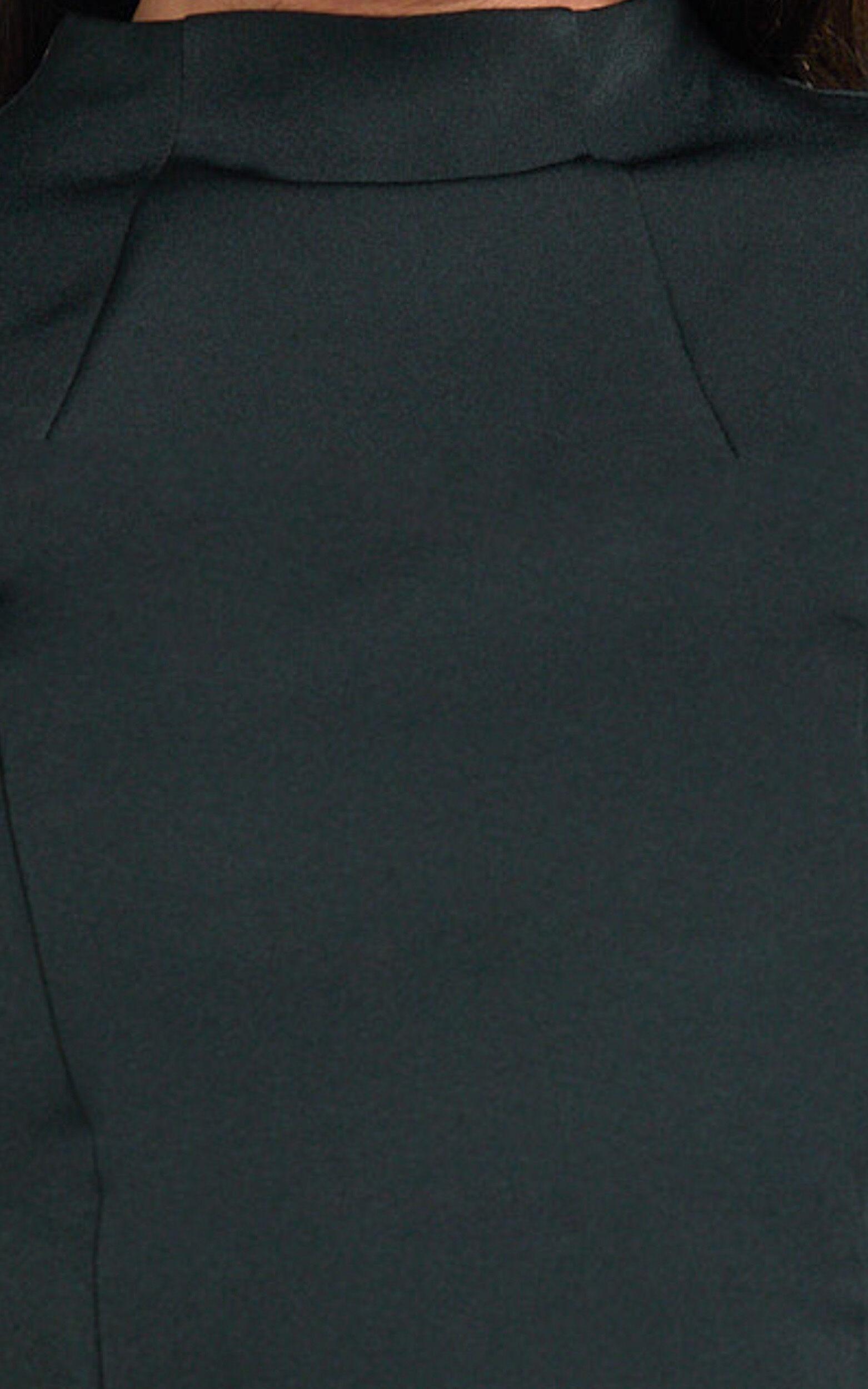 Paxton Top - High Neck Fitted Open Back Sleeveless Top in Black Product Image