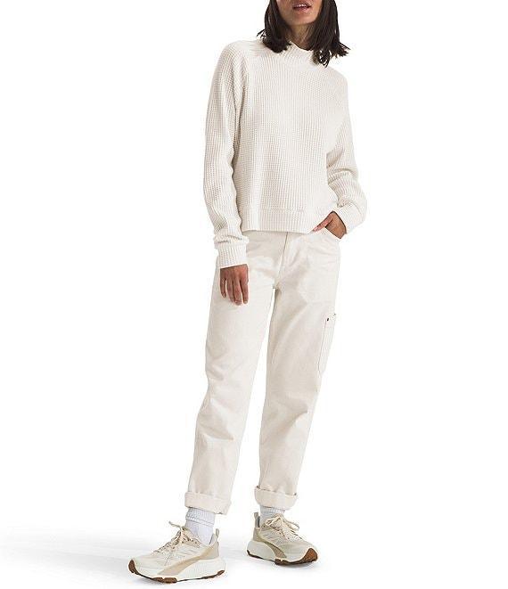 The North Face Chabot Thermal Knit Mock Neck Raglan Sleeve Pullover Product Image