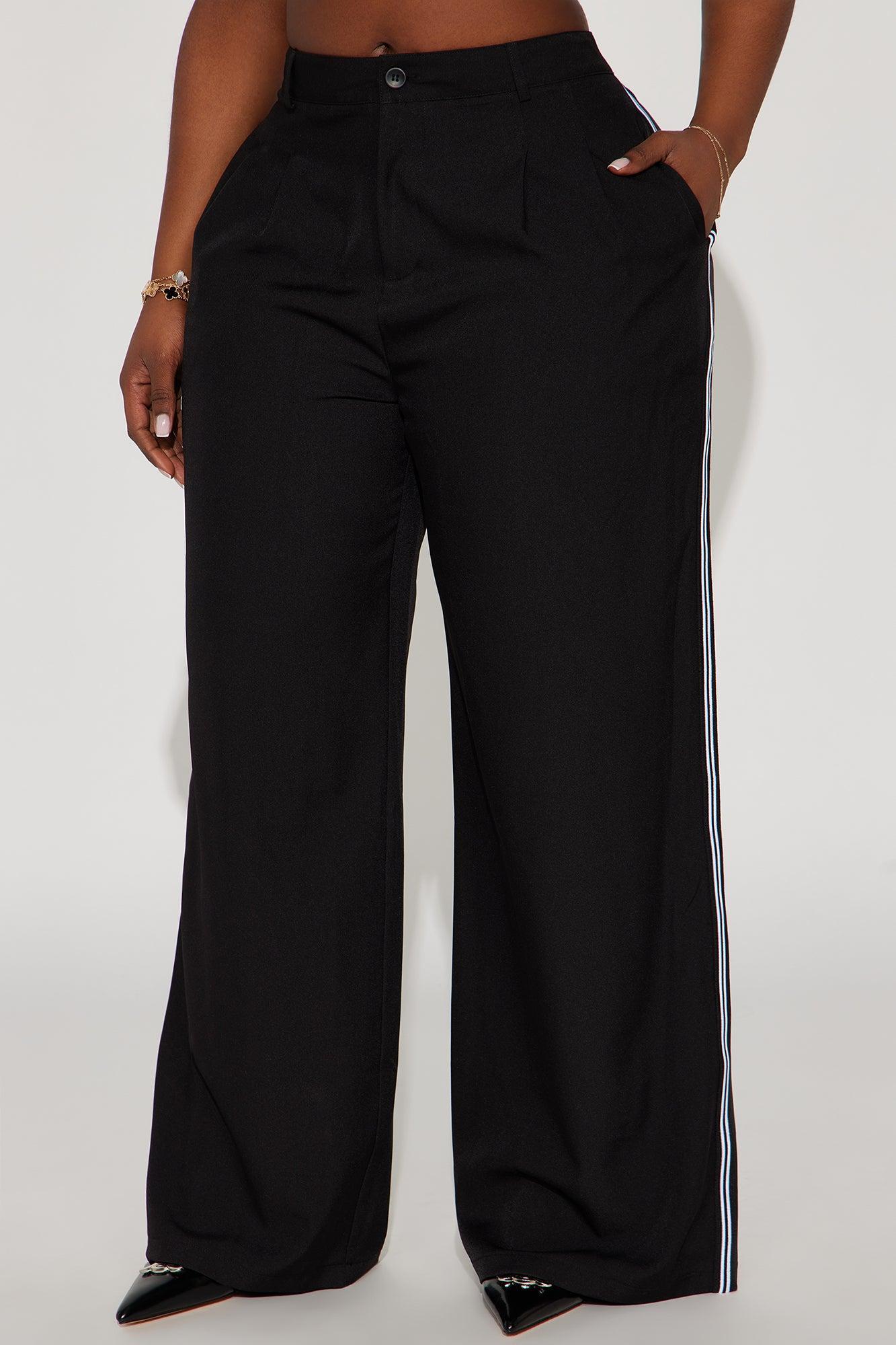 Shaylee Track Trouser Pant - Black Product Image