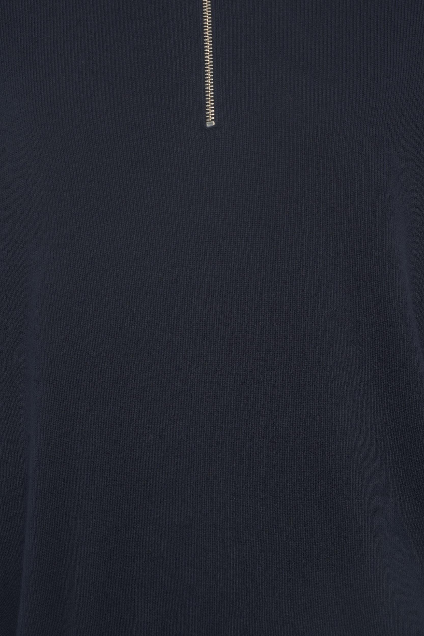 Knit sweater with zip Product Image