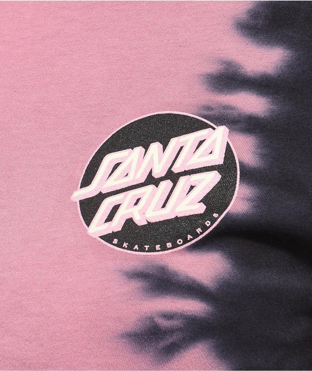 Santa Cruz Botanic Skull Mauve T-Shirt Product Image