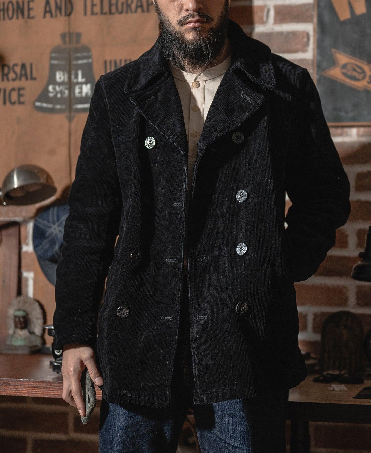 Lot 939 Heavyweight Corduroy Peacoat Product Image