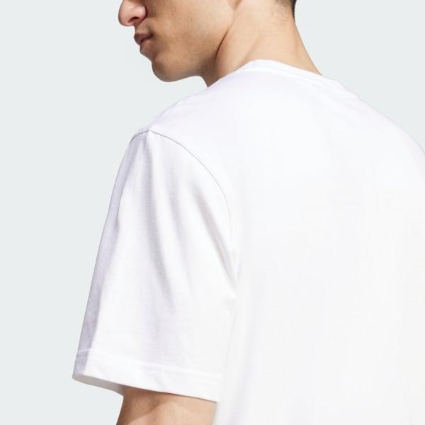 adidas Trefoil Essentials Tee Night Indigo L Mens Product Image
