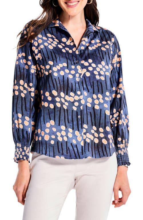 NIC+ZOE Petite Firefly Glow Top Multi) Women's Clothing Product Image