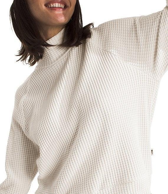 The North Face Chabot Thermal Knit Mock Neck Raglan Sleeve Pullover Product Image