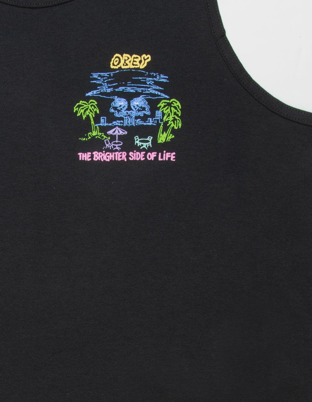 OBEY The Brighter Side Mens Tank Top - BLACK Product Image