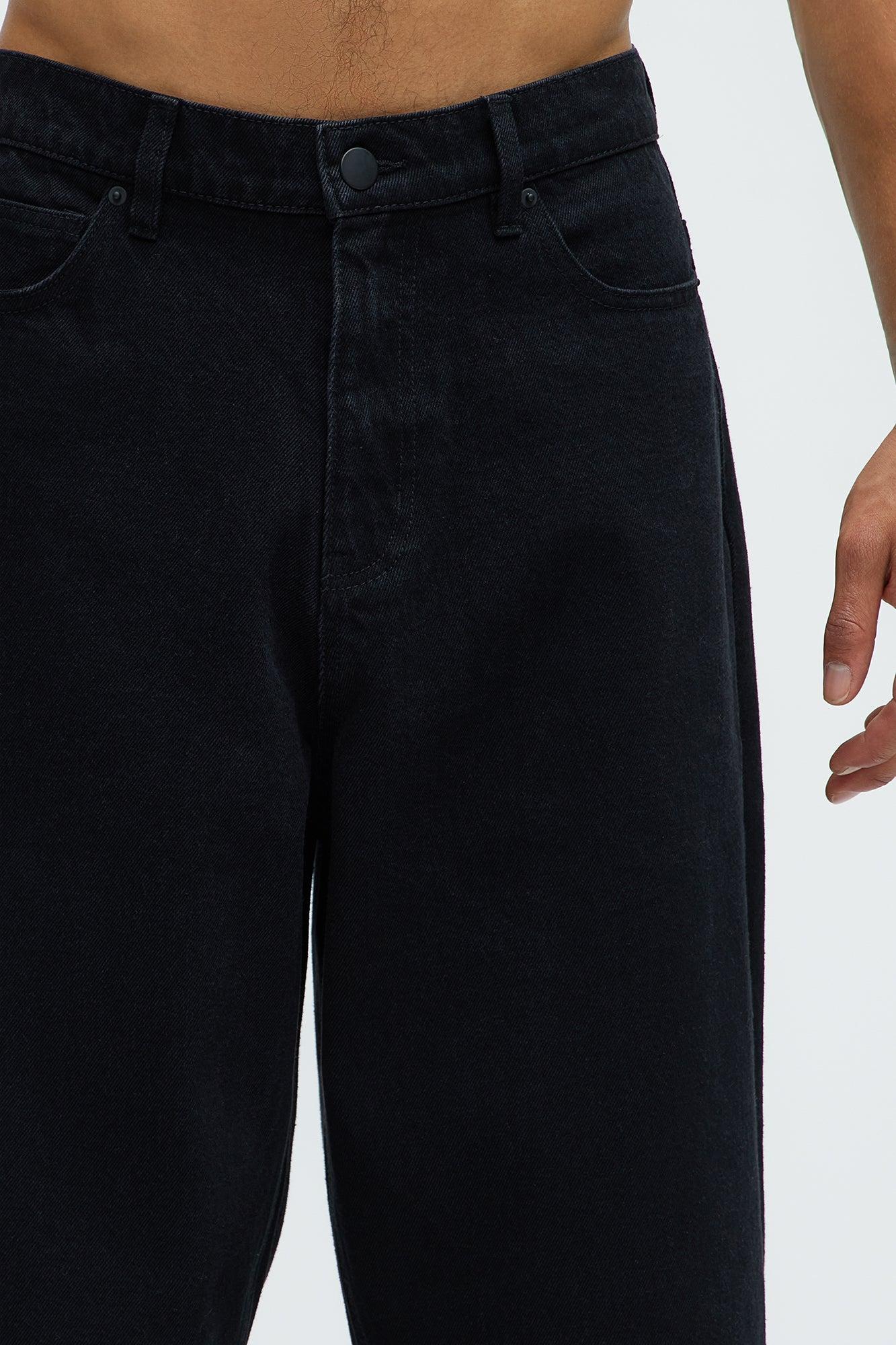 Vaughn Baggy Jeans - Black Product Image