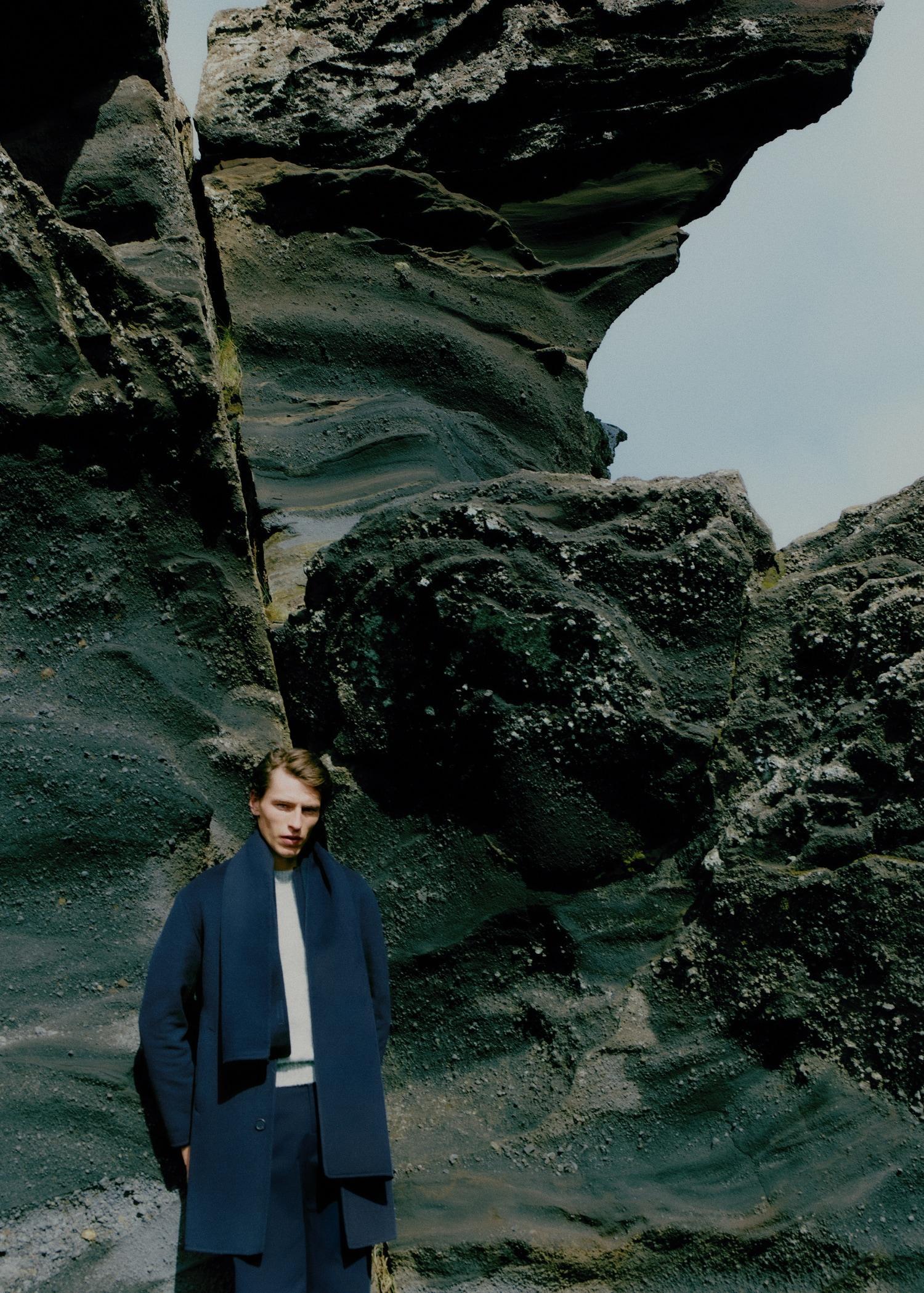 Handmade wool coat - Men | MANGO USA Product Image