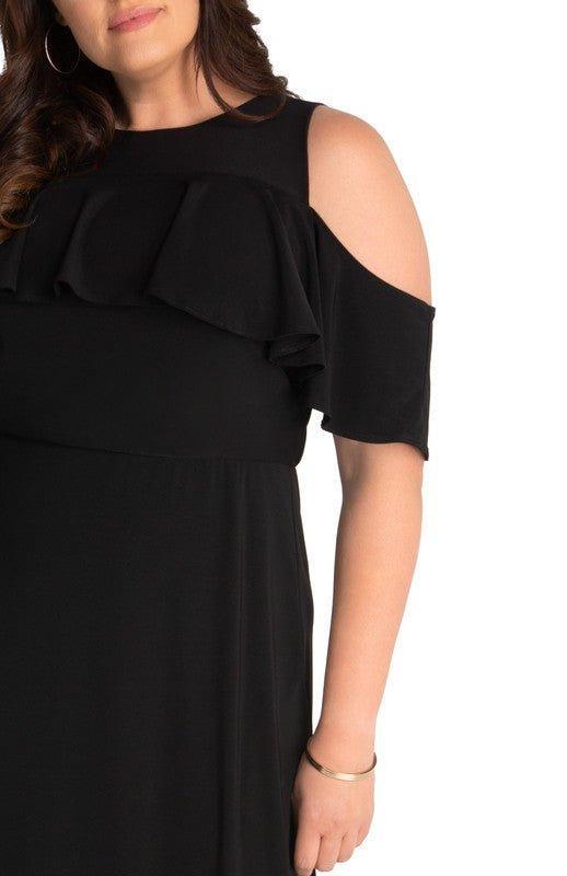 Piper Cold Shoulder Maxi Dress - Plus Product Image