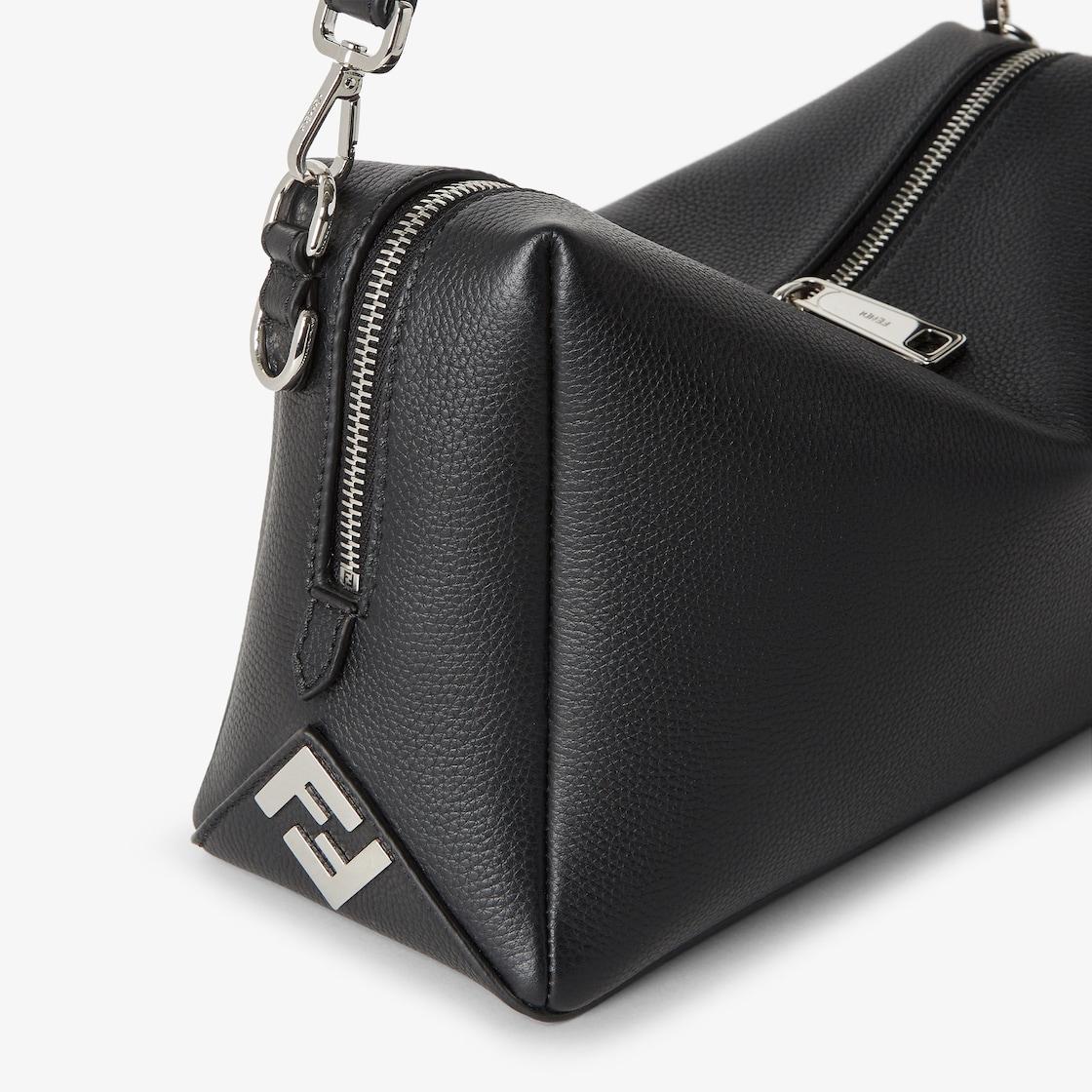 Fendi Lui MediumBlack leather bag Product Image