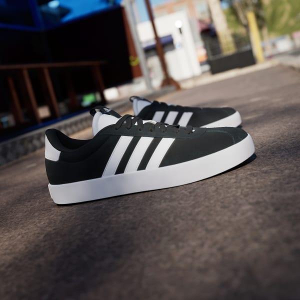 adidas VL Court 3.0 Shoes Core Black M 12 / W 13 Mens Product Image