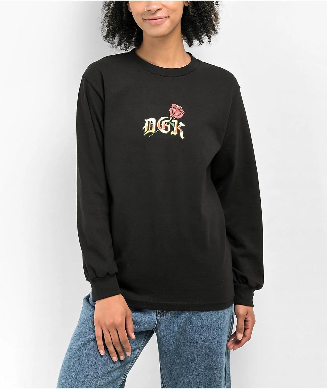 DGK Casta Black Long Sleeve T-Shirt Product Image