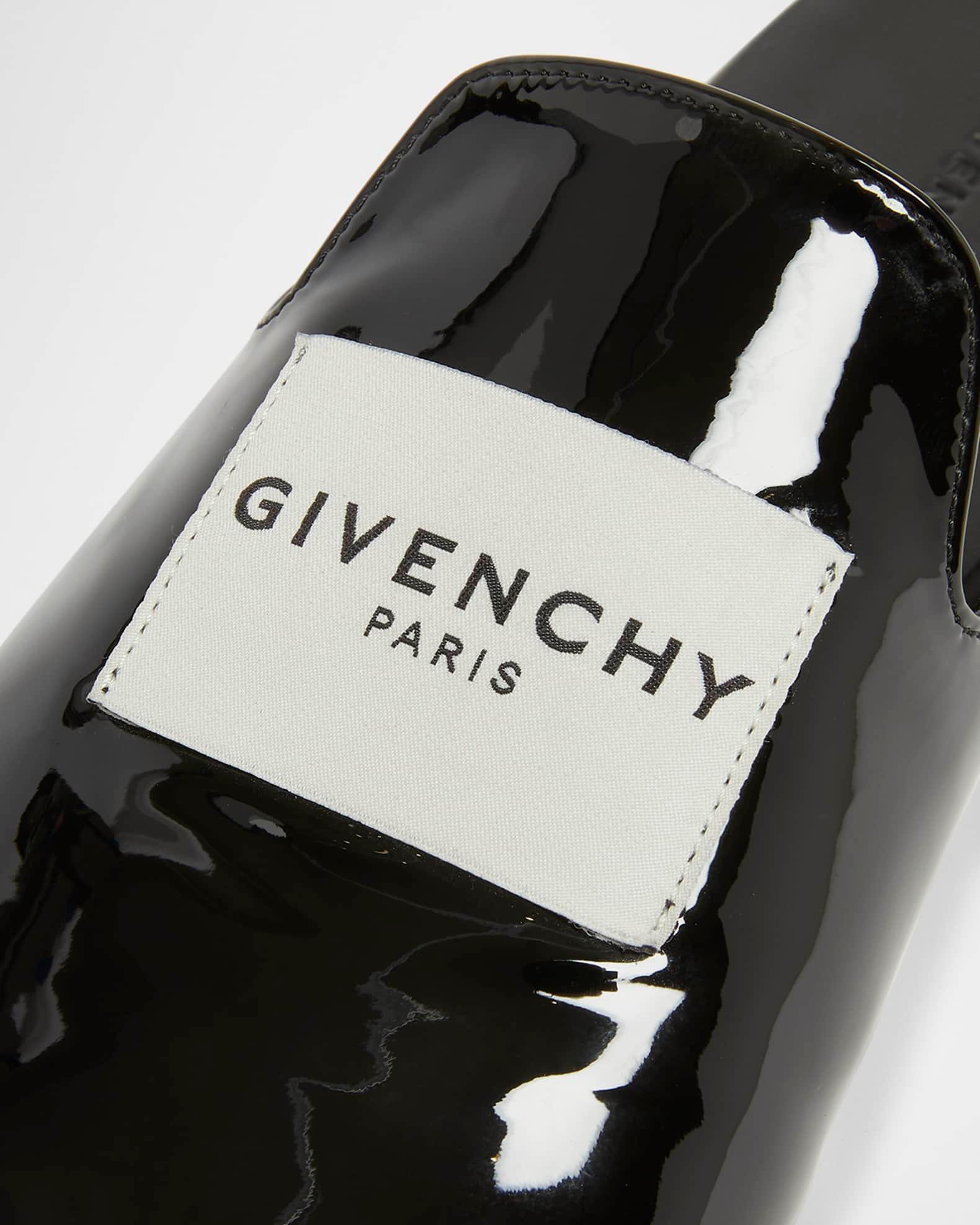 Logo Label Patent Leather Mules Product Image