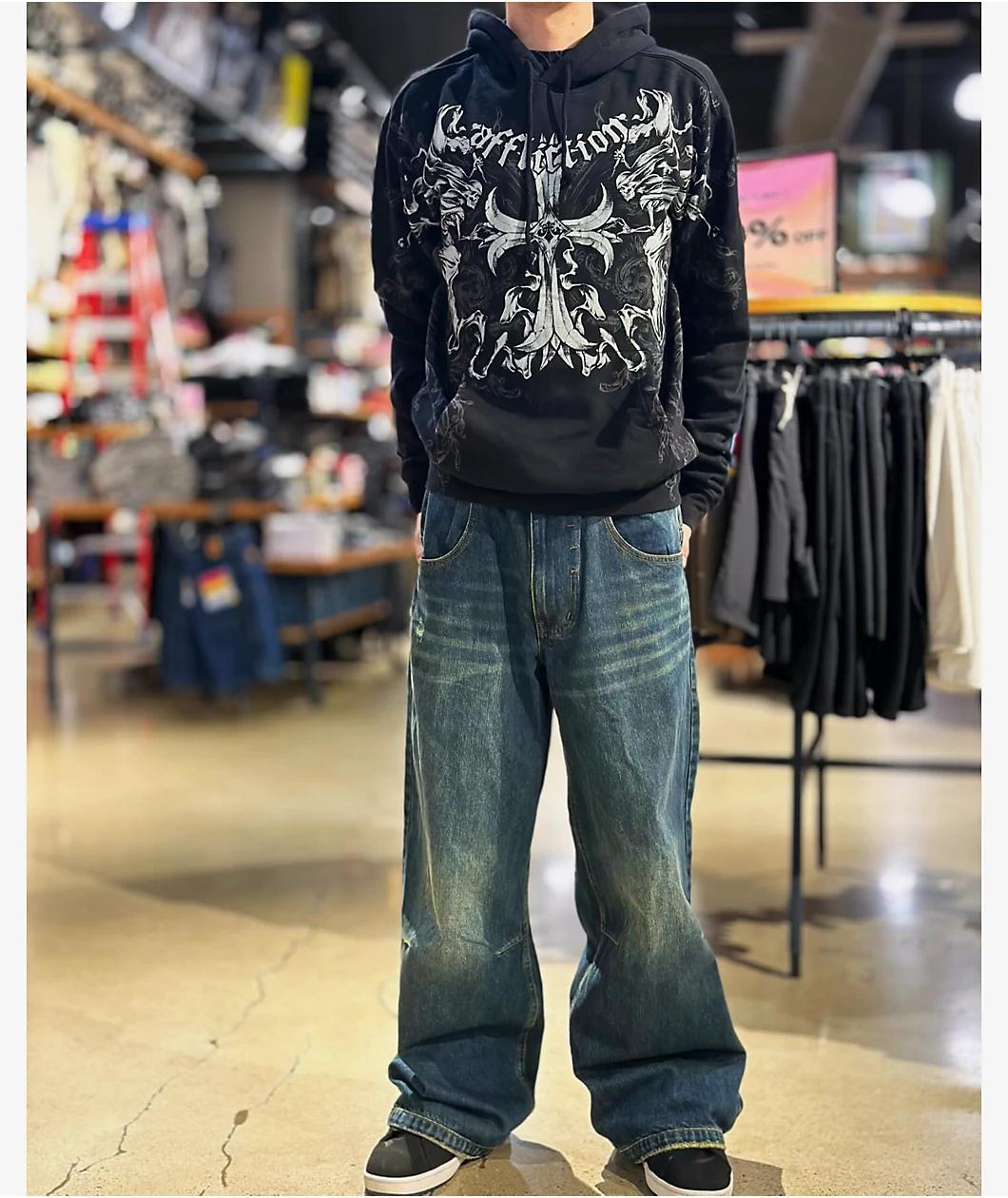 Affliction Jump Black Hoodie Product Image