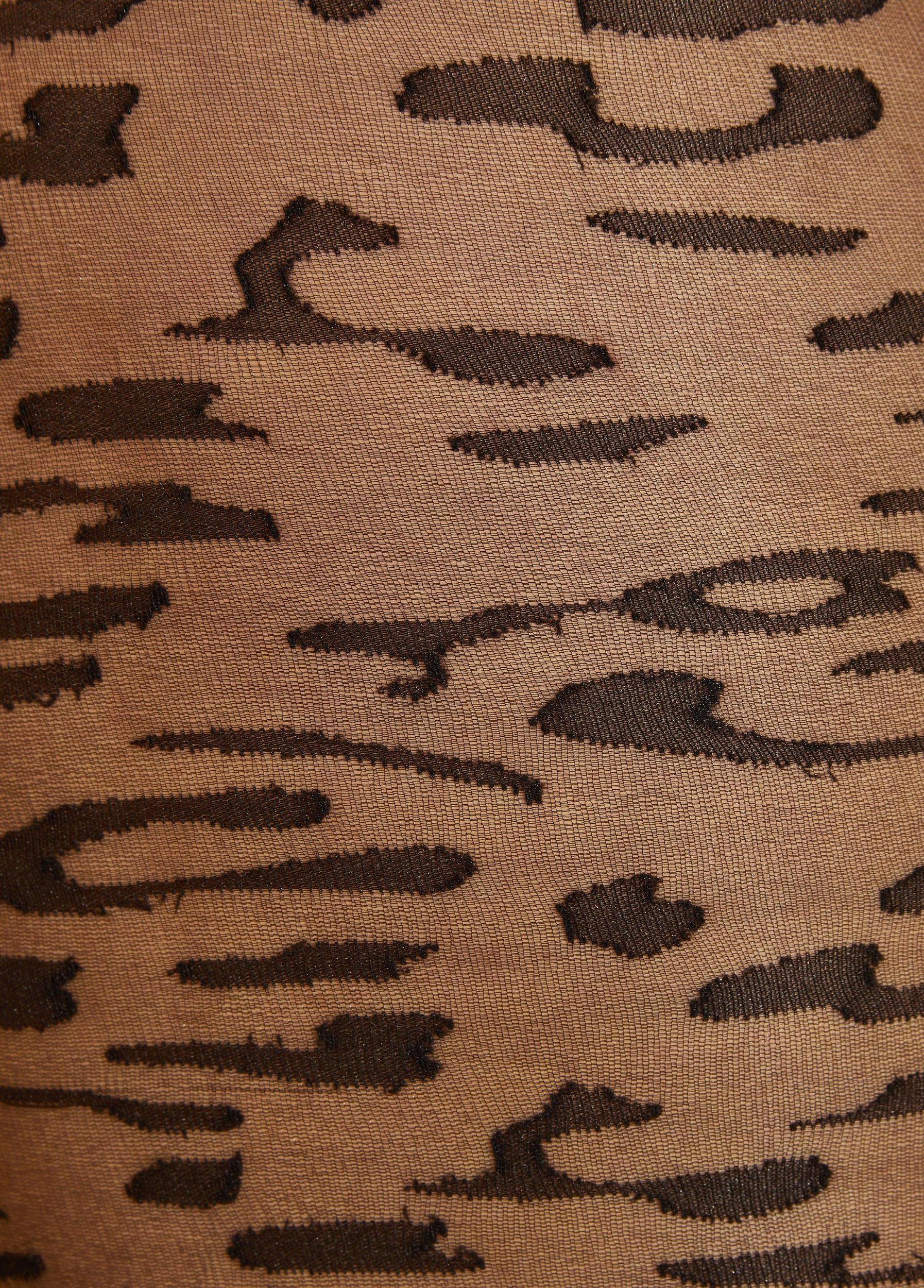 MeMoi Leopard Suspender Tights Product Image