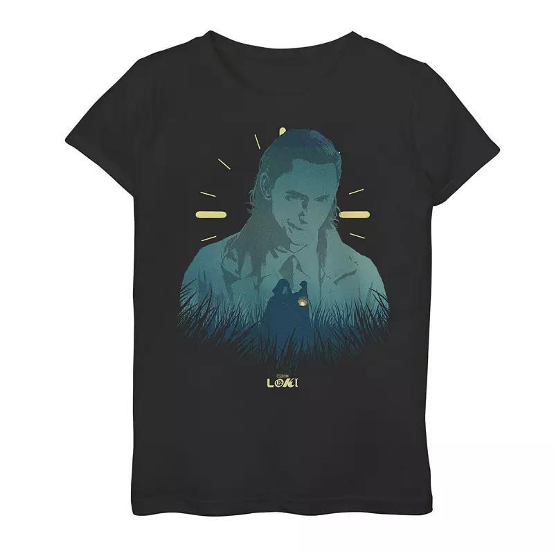 Girls 7-16 Marvel Iron Man Arc Reactor Suit Poster Graphic Tee, Girl's, Size: Large, Black Product Image