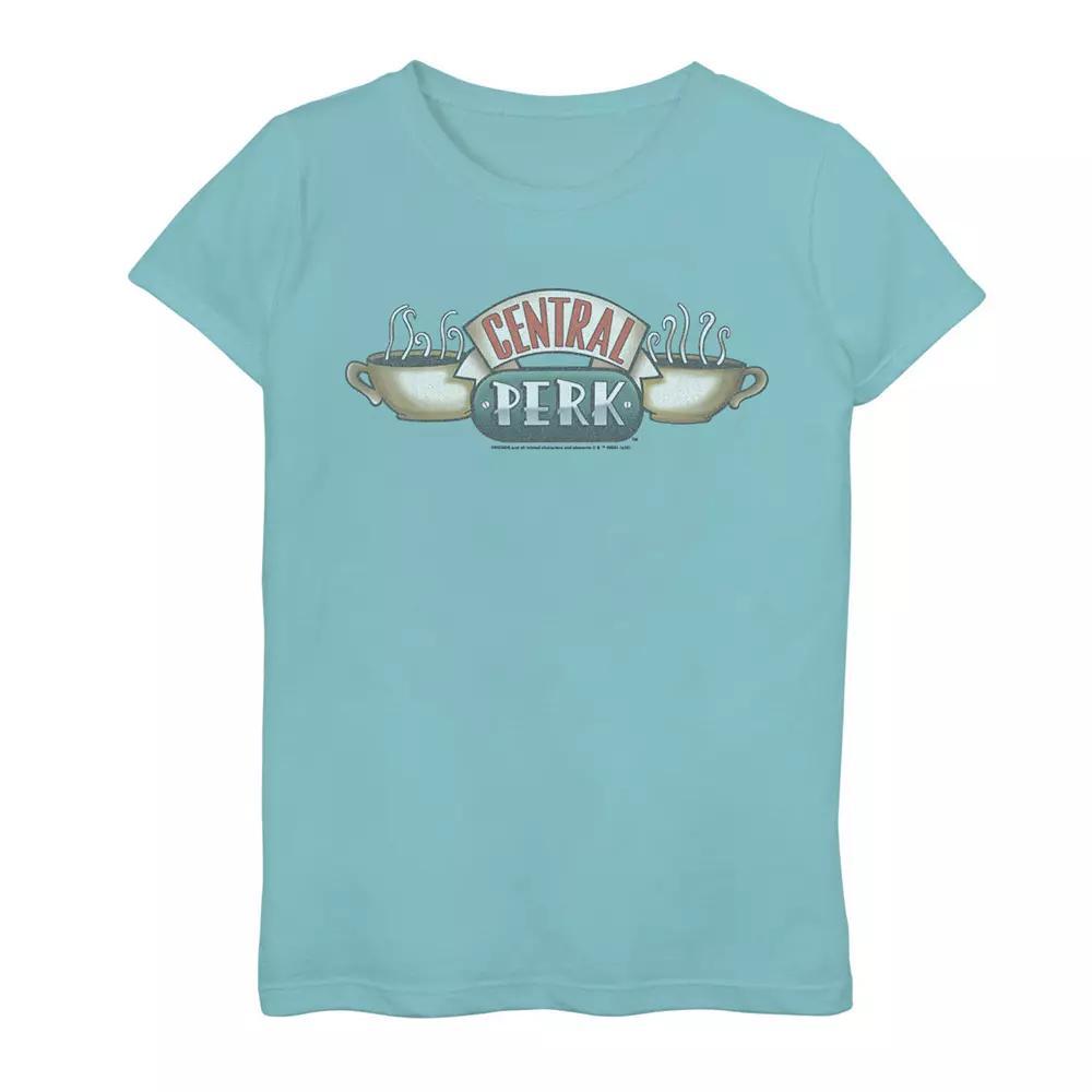 Girls 7-16 Marvel Spider-Man And Captain America Happy Holidays Tee, Girl's, Size: Small, Tahi Blue Product Image